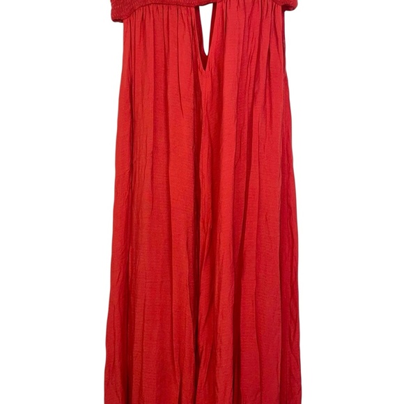 INDAH Anjeli cutout maxi dress boho indie summer red orange women’s medium - Picture 8 of 11